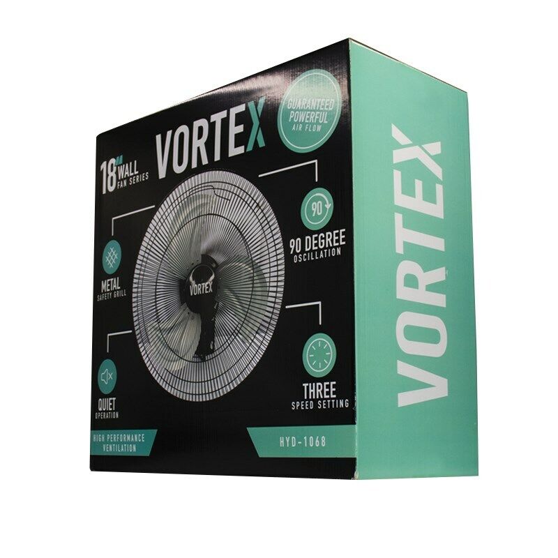 Air Movement Fan Vortex 18" Heavy Duty Oscillating Wall Fan