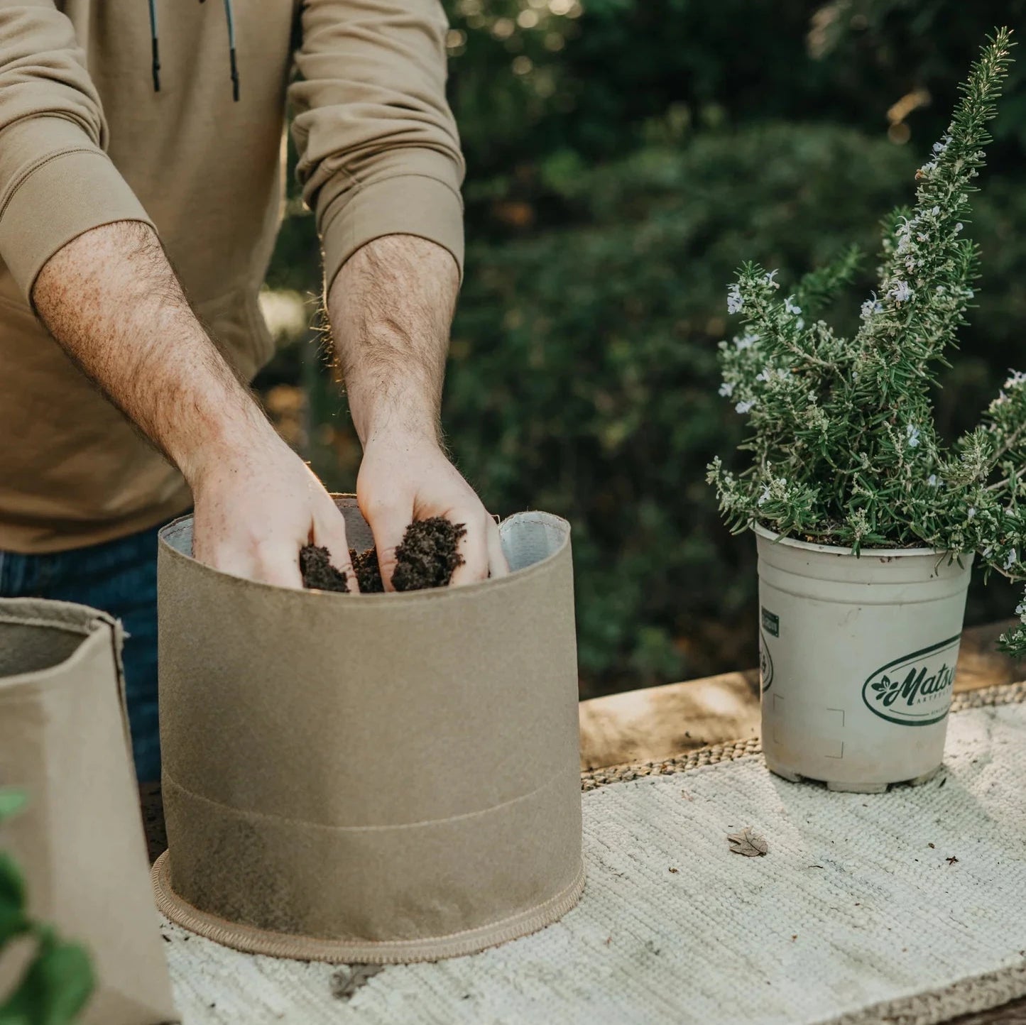 Fabric Pots Grassroots Living Soil Pots