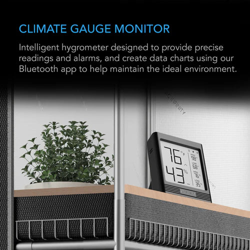 Fan Controller AC Infinity Cloudcom B2 Smart Thermo-Hygrometer; Integrated Sensor Probe