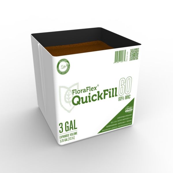Grow Media FloraFlex Quick Fill Bag - 3 Gallon | 60% WHC