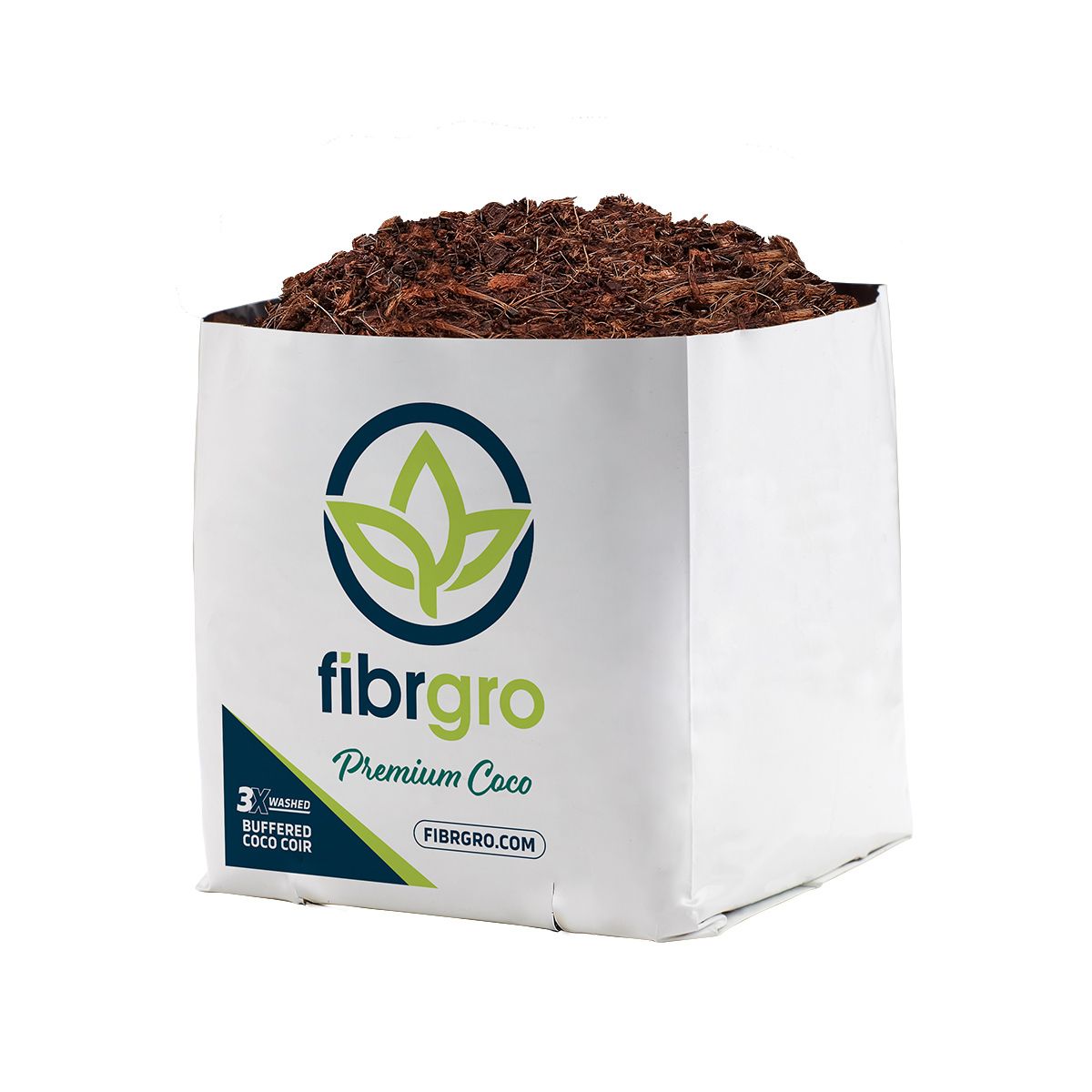 Grow Media Singles Fibrgro Buffered Quick Fill Open Top Bag - 1 Gallon