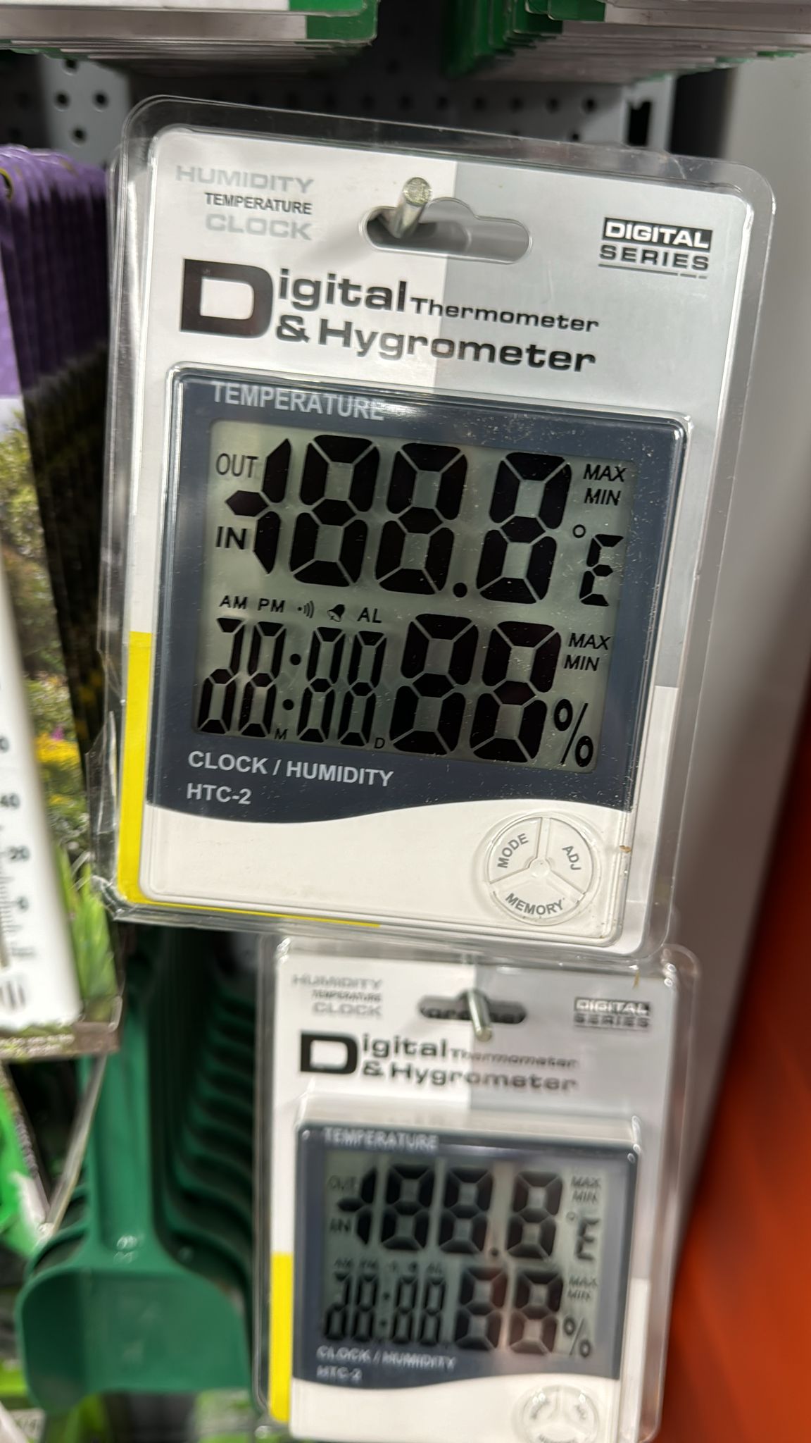 Meters & Sensors Digital Series Min Max Thermometer & Hygrometer With Probe