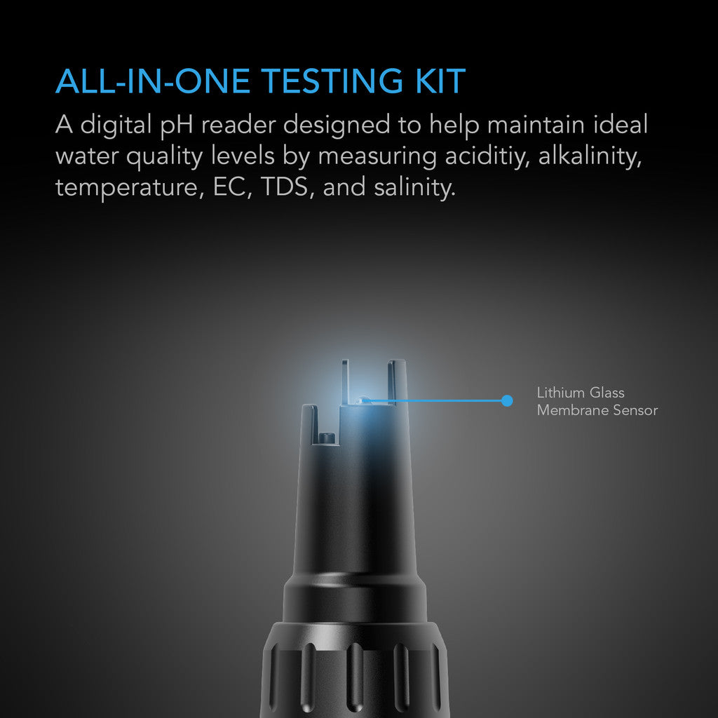 Nutrient Mangement AC Infinity All-In-One Nutrient Pen Meter | Ph, EC, TDS, Temp and Salinity (AC-PHM7)