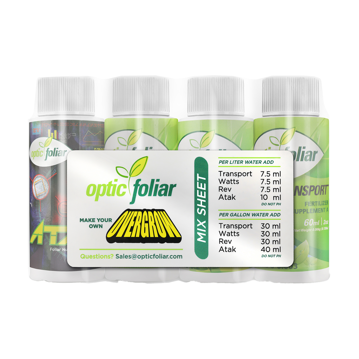 Pest & Diseases Optic Foliar Overgrow Concentrate Starter Pack