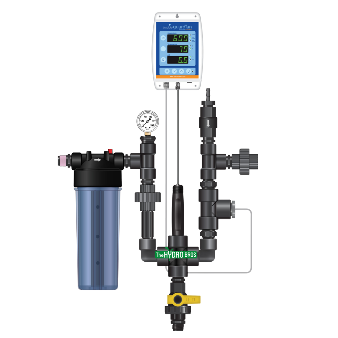 Water Pump Dosatron Nutrient Delivery System - Monitoring Kit + Bluelab Guardian